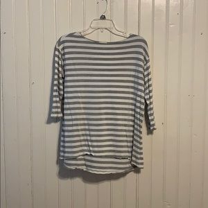 Striped boatneck t-shirt
